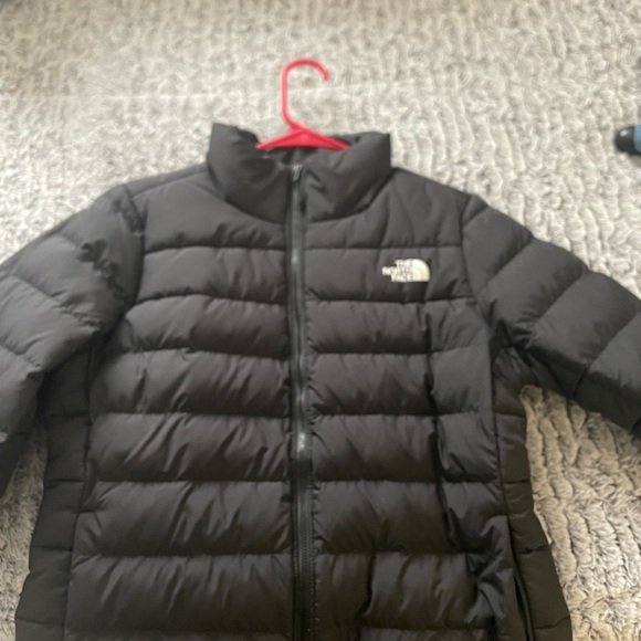 The North Face Kids Charcoal Puffer Jacket